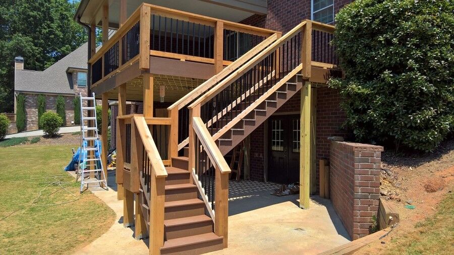 Deck building by Total Home Improvement Services